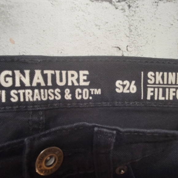 SIGNATURE By Levi Strauss & Co. Men's Skinny Jeans - Picture 4 of 5